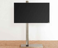 wissmann-118-S-3-TV supporto di design in acciaio inox